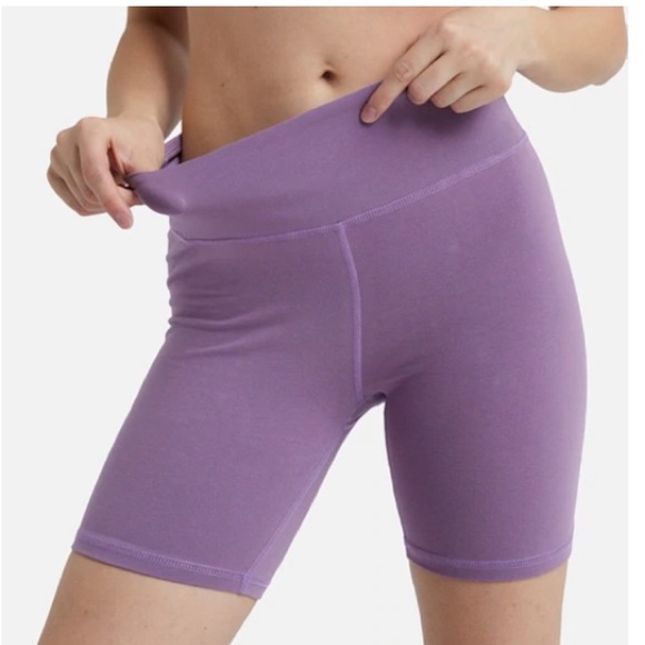 MATE the Label Pants - New MATE organic stretch biker shorts lavender size small